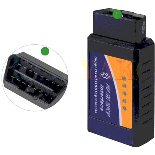 Roadyako ELM 327 Bluetooth /WIFI OBD OBD2 OBDII Auto coche escáner de diagnóstico para
