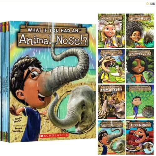 5-12 year Childrens English story book What If You Had english picture book help child be reader early education book 8pc/set