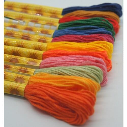 Everlasting Love Similar Color Threads Cross Stitch Floss Shares Embroidery Thread Sewing Skeins Craft For Handmade Accessories