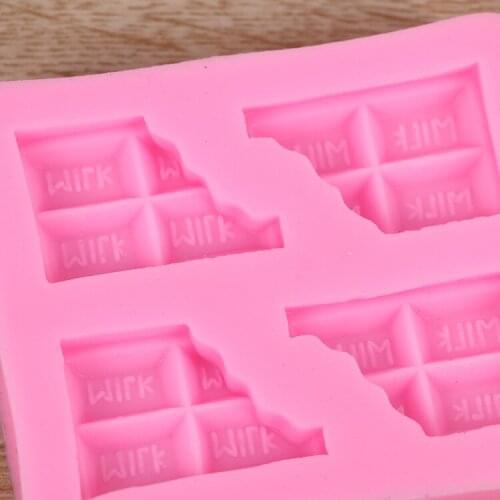 DIY baking mold 4 with half letter chocolate mold cake decoration mold sugar mold silica gel