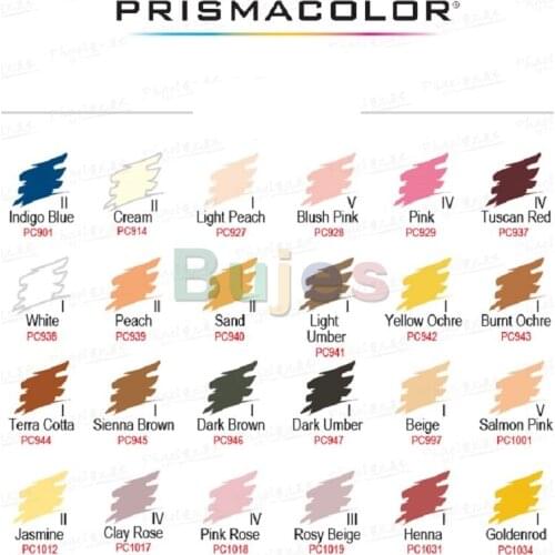 USA PRISMACOLOR Premier Single Oily Color Pencil Portrait Skin Color Pencils 24-color School Supplies Pc901 Pc927 Pc939 Pc1017