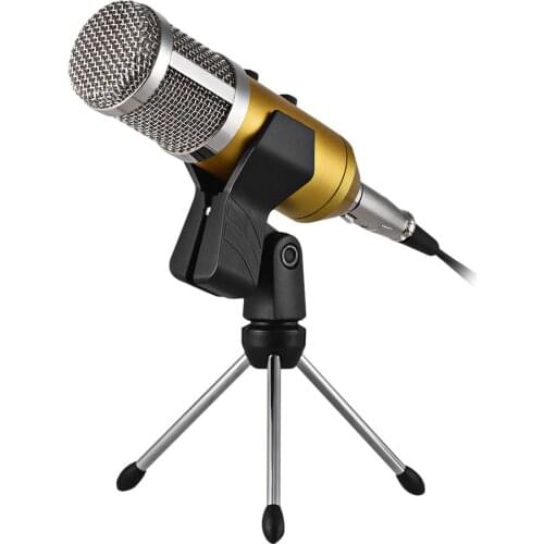 New arrivel hot sell USB condenser microphone network K song condenser wheat comes with reverb computer microphone k song
