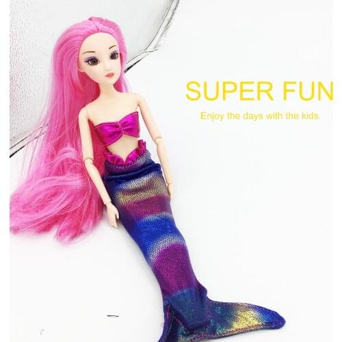 Mermaid doll fairy tell princess doll 11 joints girl toys play dols for grils gift for New year