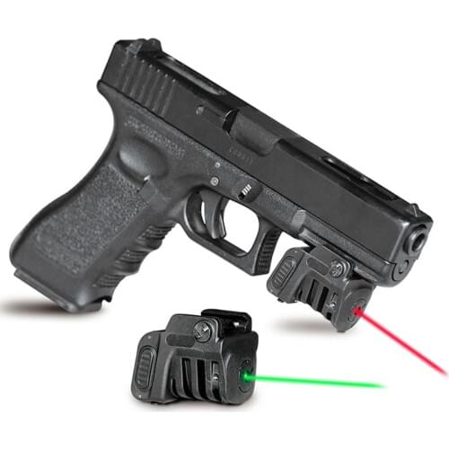 Rechargeable 9mm Pistol Green Gun Laser Sight Subcompact Glock Walther Handgun Lazer Dot Sight for Hunting Tactical Accessories