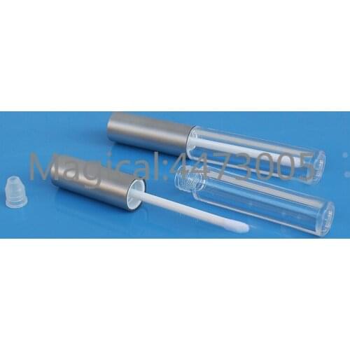 60pcs/lot 3.5ML Plastic Slim Lip Gloss Packing Tube, Empty Clear Lip Beauty Makeup Tools, DIY Elegant Lipstick Storage Bottle