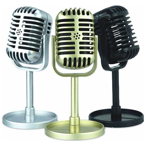 Retro Singing Microphone Model 1 : 1 Simulation Activity Show False Singing for Activity Show Recording
