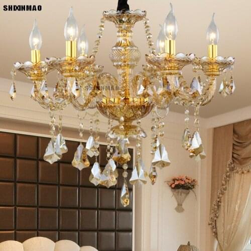 Luxury Modern crystal Chandelier cristals light modern brief art candle lighting chandelier Lighting k9 cristals