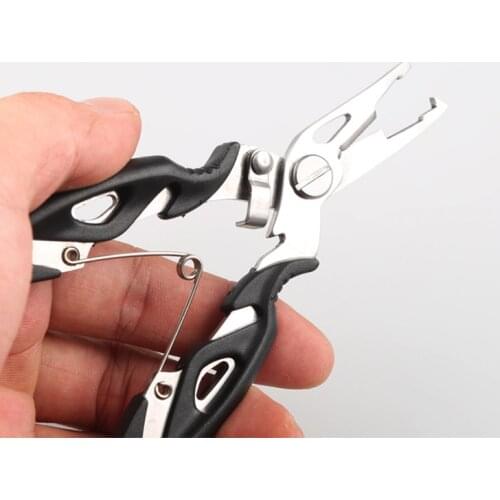 Fishing Plier Scissor Braid Line Steel Wire Cutter Hook Remover Tool Fish Use Scissors Fishing Tackle Accessory B214