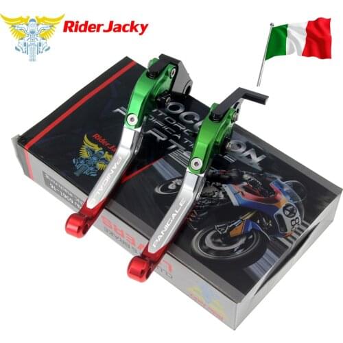 Italy Flag color For Ducati Panigale V4 2018 Motorcycle CNC Folding Extendable Brake Clutch Levers