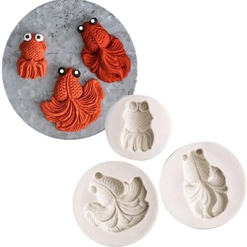 Goldfish soft candy series mold chocolate cake decoration silicone tool K099/K100/K101
