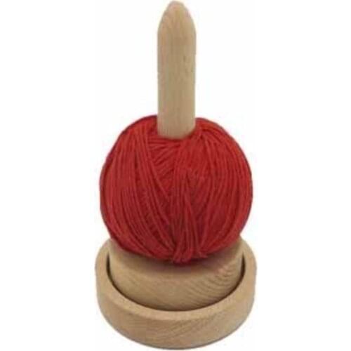 1. Grade Beech Lux Wood Yarn Wool Holder