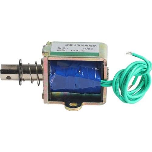 1PC solenoid 1038 traction solenoid spring return DC 12V 24V solenoid