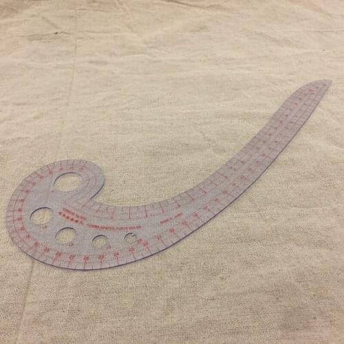 1Pcs New Arrival Sewing Ruler Comma Shaped French Curve Plastic Tailor Drawing Craft Tool DIY