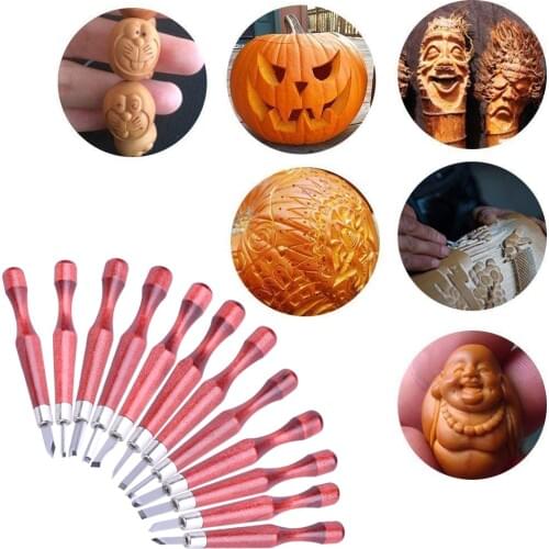 12PCS Assorted Wood Working Carving Chisels Tools Skew Sculpting Tool Set Wood Carving Tools Chisel set Knives