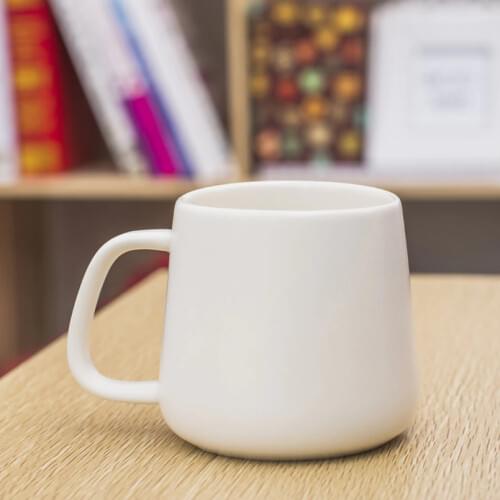 301-400ml Cartoon Creative Brife Ceramic Water Cup Coffee Cup Personality Porcelain Travel Tea Mug Single-layer Eco-Friendly