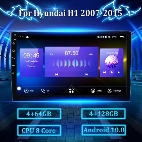 128g Car Radio GPS Navigation Audio Stereo Android Head Unit For Hyundai H1 2007-2015 Multimedia Player head unit