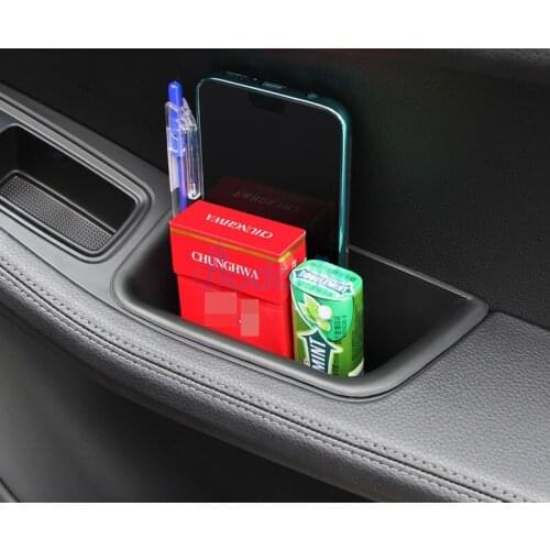 For Porsche Macan 2014-2018 Interior Car Organizer Door Armrest Storage Box Container Console Tray Car Styling Accessories