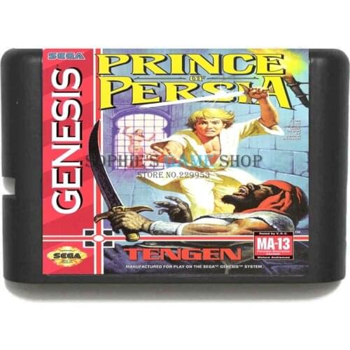 Prince of Persia Game Cartridge Newest 16 bit Game Card For Sega Mega Drive / Genesis System