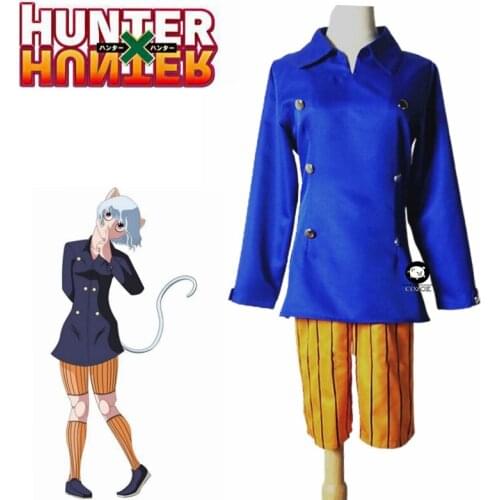 Hunter x Hunter Neferpitou Halloween Party Made Cosplay Costume With Tail And Ear Custom Any Size