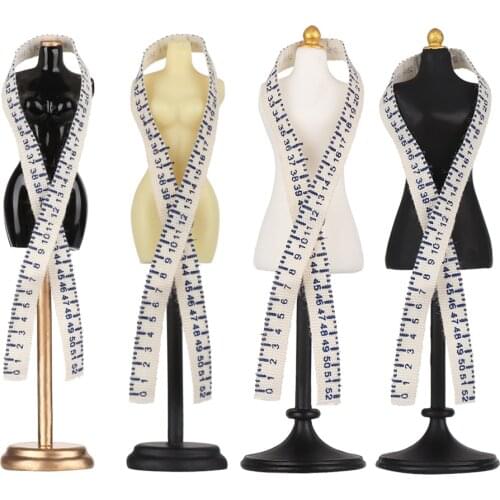 1/12 Dollhouse Miniature Accessories Mini Dress Clothes Mannequin Ruler Set Simulation Dress Form Model Toys for DollHouse Decor