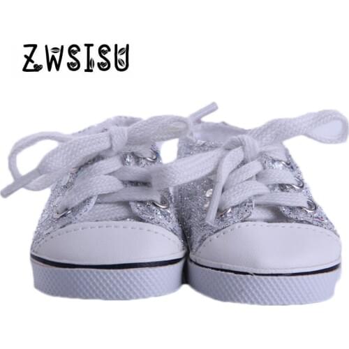 New fashion sequins Shoes fit 43cm doll clothes, Children best Birthday Gift n546