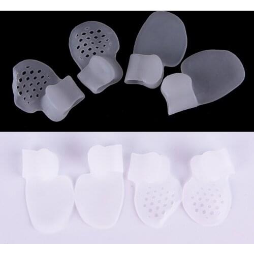 New 2pcs/pair Silicone Little Toe Separator Orthopedic Supplies Hallux Valgus Corrector Bone Bunion Orthotics Massage Foot Care