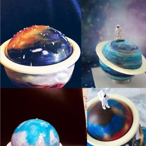 Planet Moon Sky Sphere Cosmic Ball Resin Pendant Mold Silicone Epoxy Resin Molds