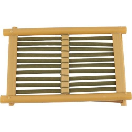 Imitation Bamboo Tray Rectangular Bamboo Row Japanese and Korean Cuisine Sushi Tray Restaurant Basket Storage Tray