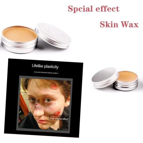 Hot Scar Wound Skin Makeup Film Special Effects Skin Halloween Fancy Dress Fake Wax Body Face Painting Body Fancy Skin Wax 1pc
