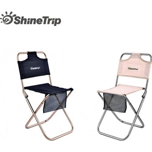 Mountain fun outdoor backrest folding stool aluminum alloy folding backrest Maza portable sketching chair Maza