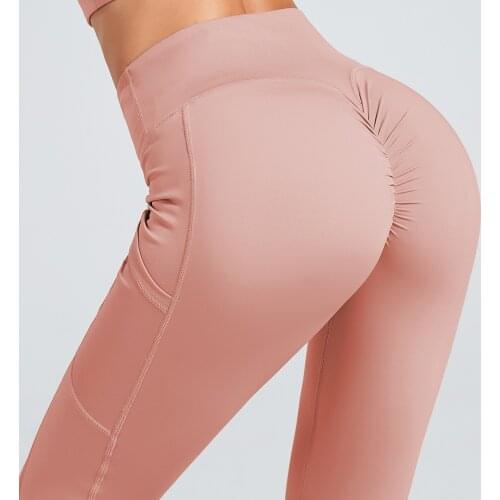 Super Soft Hip Up Fitness Yoga Pants Seamless Women Stretchy Nylon Sport Tights Anti-sweat High Waist Gym Athletic Leggings