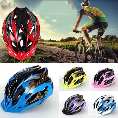 Bicycle Helmets Men Women Bike Helmet Back Light Mountain Road Bike Integrally Molded Cycling Helmets Safety Protection