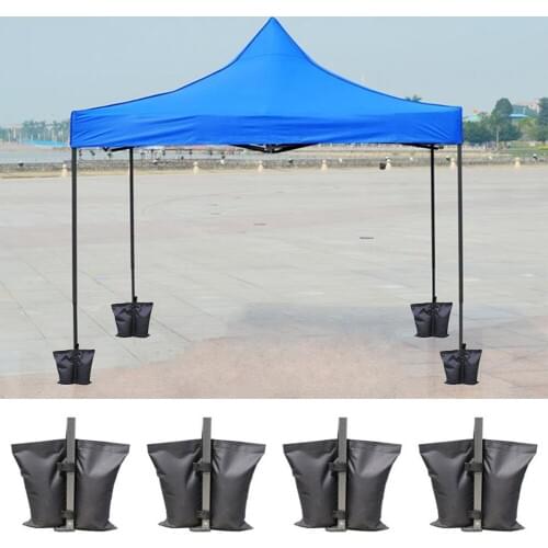 4Pcs Waterproof Fixing Oxford Awning Tent Stand Outdoor Camping Umbrella Instant Feet Sun Shelter Weighted Sand Bag Holder