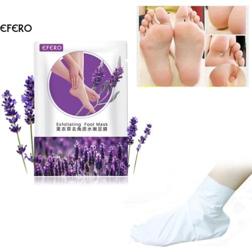 1 Pair Exfoliating Foot Mask Pedicure Socks Exfoliation for Feet Mask Remove Dead Skin Heels Foot Peeling Mask Dropship TSLM1