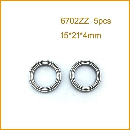 2018 Real Free Shipping 6702zz 15x21x4 Mm 5pcs The High Quality Of Ultra-thin Deep Groove Ball Bearings 6702zz 15*21*4