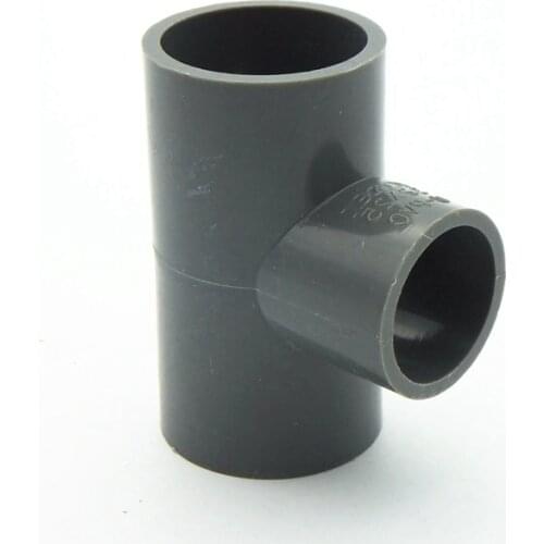 50mm To 25mm Inner Diameter Tee PVC Tube Joint Pipe Fitting Adapter Water Connector For Garden Irrigation System