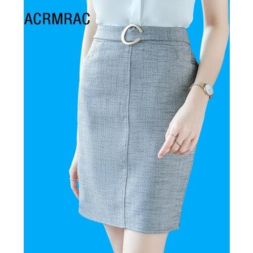 ACRMRAC Women skirt Slim OL Formal Women skirt Women Suit skirt C16