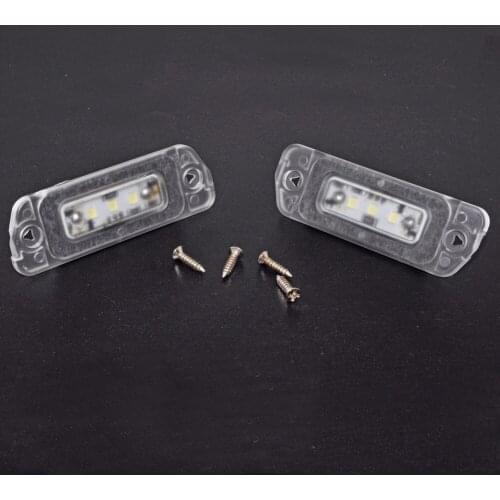 Car Accessories LED Number License Plate Light For Mercedes-Benz R ML GL Class W164 X164 GL450 GL500 GL550 GL320 ML320 ML350
