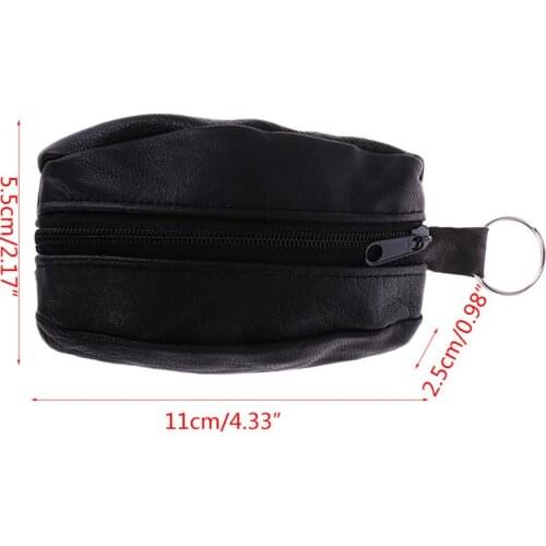 Women Girls Key Ring Wallet Pouch Coin Card Mini Purse Zipper Small Change Bag