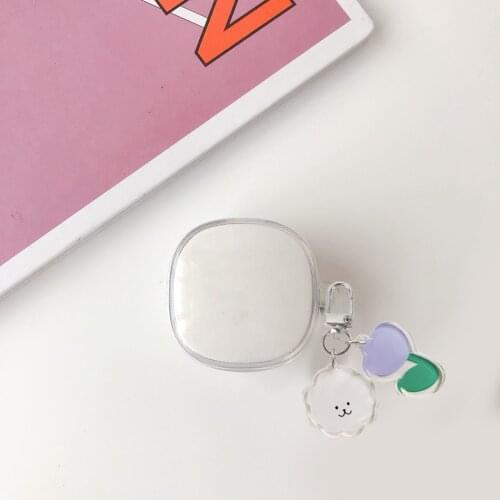 For Baseus WM01 Plus Case Cartoon Transparent Earphone Protect Cover for Baseus WM01 Mini Silicon Headphones Case Accessories