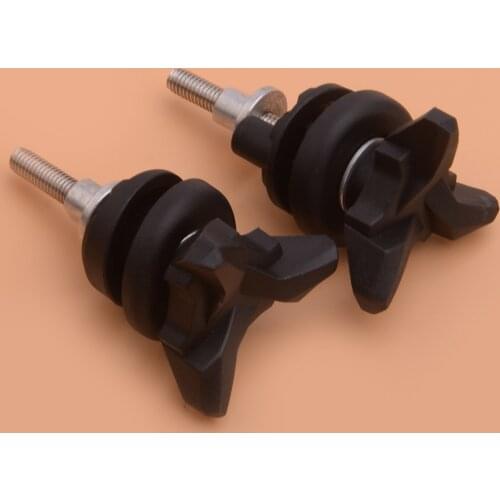 Black 2Pcs Adjustment Windshield Screw Bolt Fit for BMW R1200GS ADV 2004-2011 2012 2013 2014 2015 2016 2017 Car Accessories