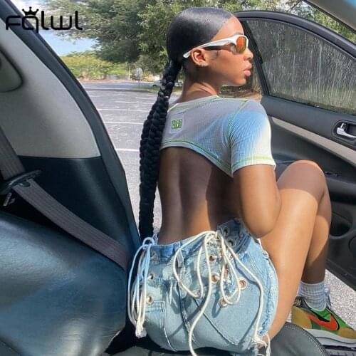 Женские джинсовые шорты FQLWL China At AliExpress