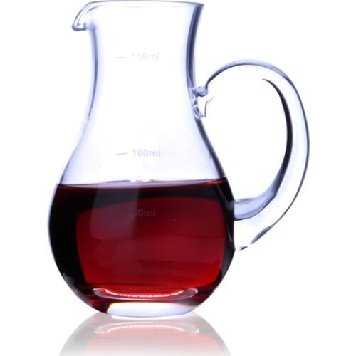 Crystal Glass Decanter Wine Whiskey Decanter Carafe Water Bottle Jug Dispenser Pourer Container with Scales Home Barware