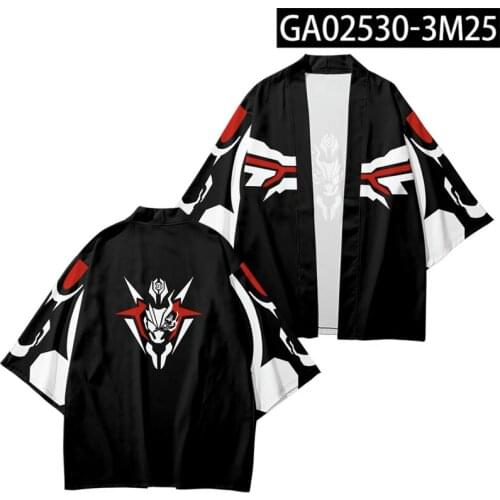 Kamen Rider Ark-One 3D Printing Japanese Kimono Haori Yukata Cosplay Women/Mens Fashion Summer Casual Cool Short Sleeve Cardigan