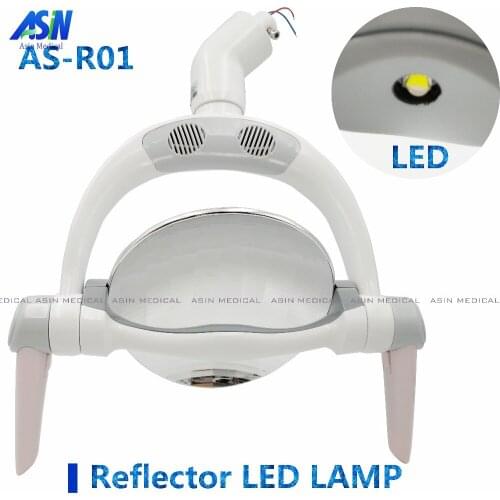 Best quality Dental Lamp Reflectance LED light Shadowless Adjustable 22MM Side lights / Dental chair accessories