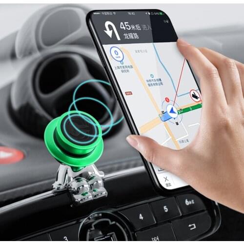 Car Magnetic Phone Holder Creative Navigation Stand For Mercedes New Smart 453 Fortwo Forfour Navigation Interface Support