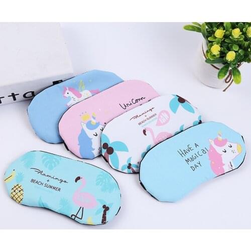 Sleep Mask Eye Unicorn Cute Night Dream Blindfold Sleeping Mask Cover Sort Lovely Bandage For Women Girl Relax Travel Nap Health