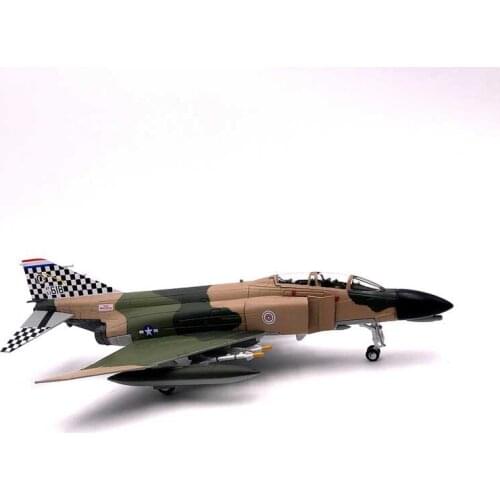 1/100 Scale US squadron 63 in Turkey Airforce F-4 Fighter Air Force Diecast Metal Aircraft Plane Model Alloy AirlineToy
