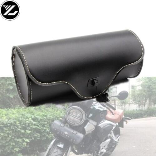 Motorcycle Saddle Bags PU Leather Motorbike Side Tool Tail Bag Luggage for Harley Universal for yamaha honda kawasaki suzuki ktm