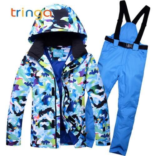 Mens Skiing Suits Outdoor Windproof Waterproof Thermal Snowboarding Jackets+Pants Male New Winter Outdoor Ski Sets For Man